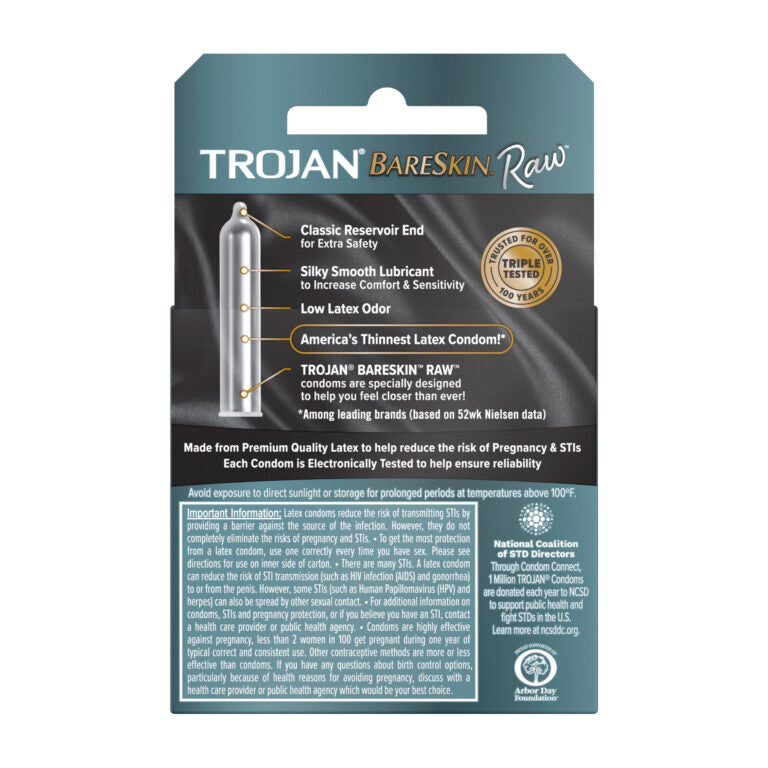 Trojan Bareskin RAW 3pk