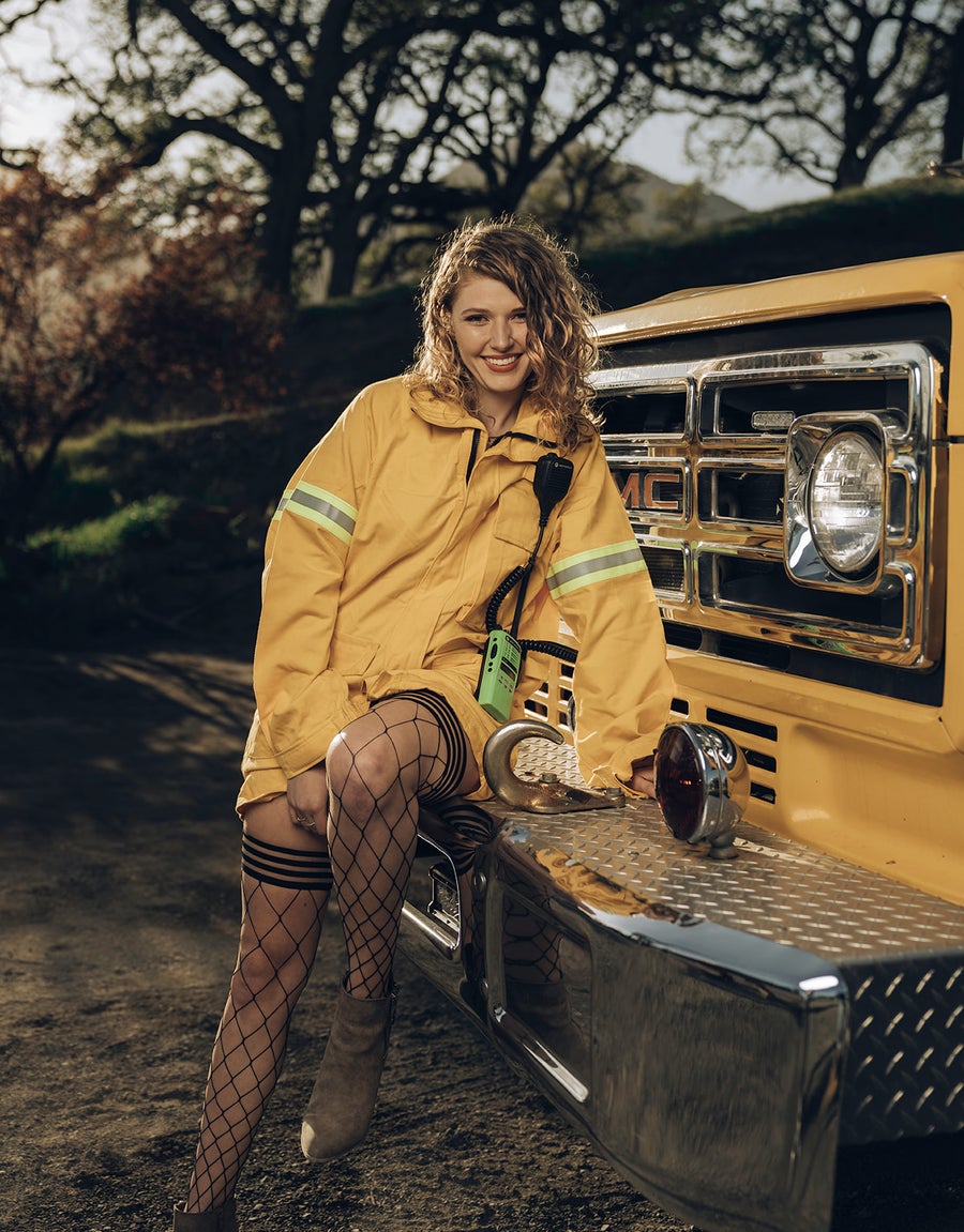 Michelle Large Fishnet Thigh High