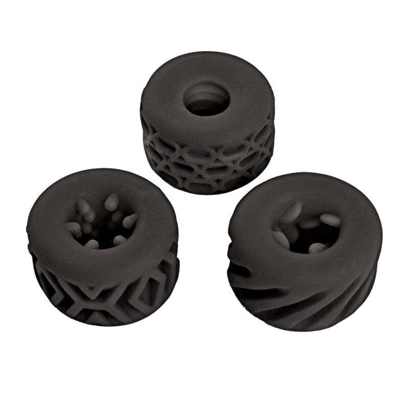 Super Stretchy Stroker Rings - Black