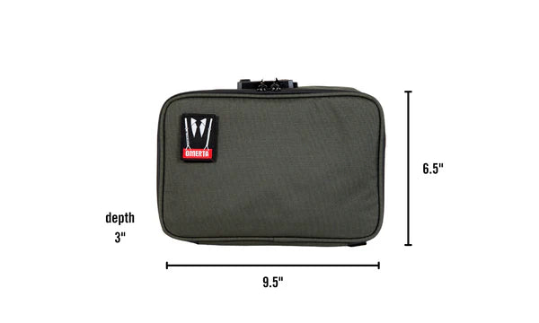 Dime Bags: "Goodfella" Smell Proof/ Lockable (Green - Size: 10")