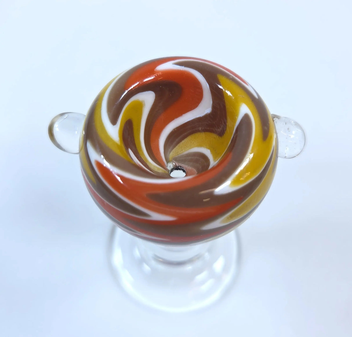 Red Eye Glass: Retro Wig-Wag (18mm - Red)