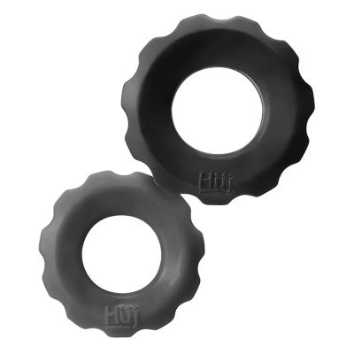 Oxballs Cog Set Cockrings - Black