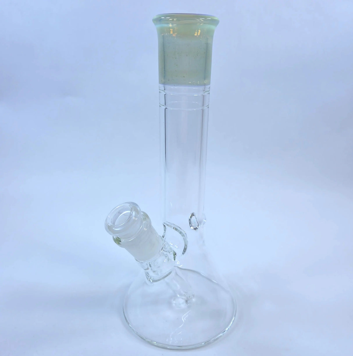 DiscoBox: Color Accented Mini Beaker w/ Opal (Slime Green)