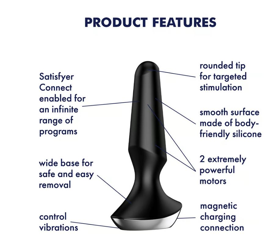 Satisfyer Plug-ilicious 2-Black