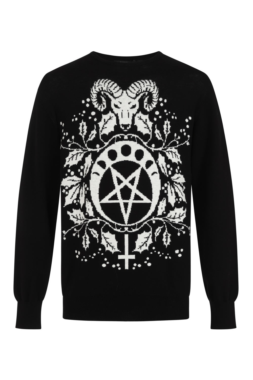 Baphomet Christmas Sweater Medium