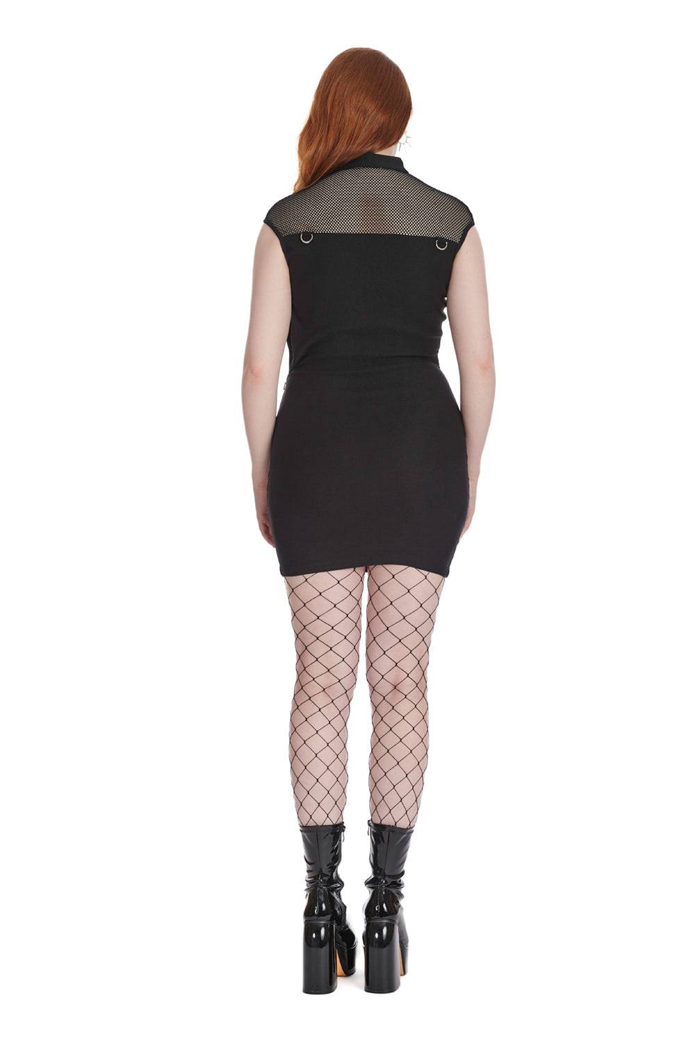 Oriental Embrace Dress Small-Black