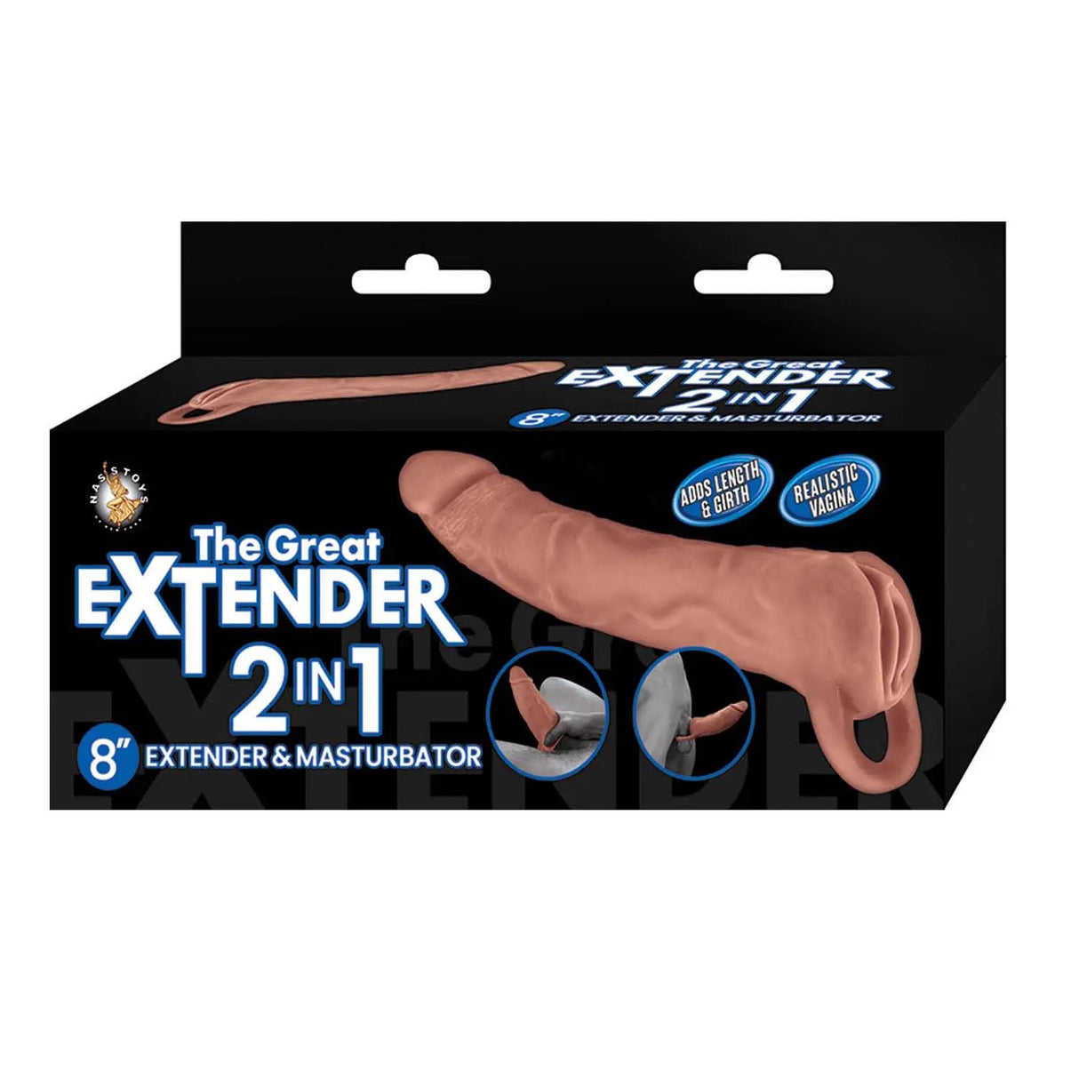 The Great Extender 2 in 1 - 8" Brown