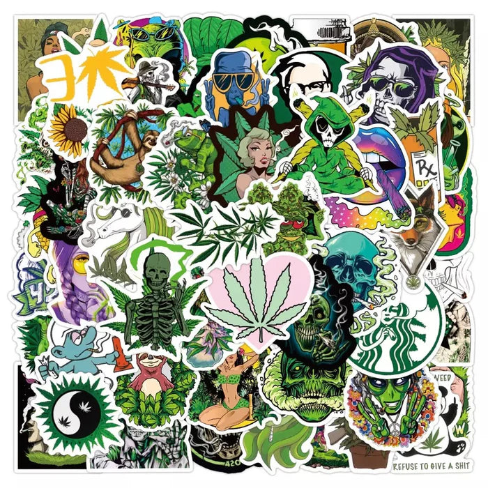 Cannabis Stickers C - Assorted