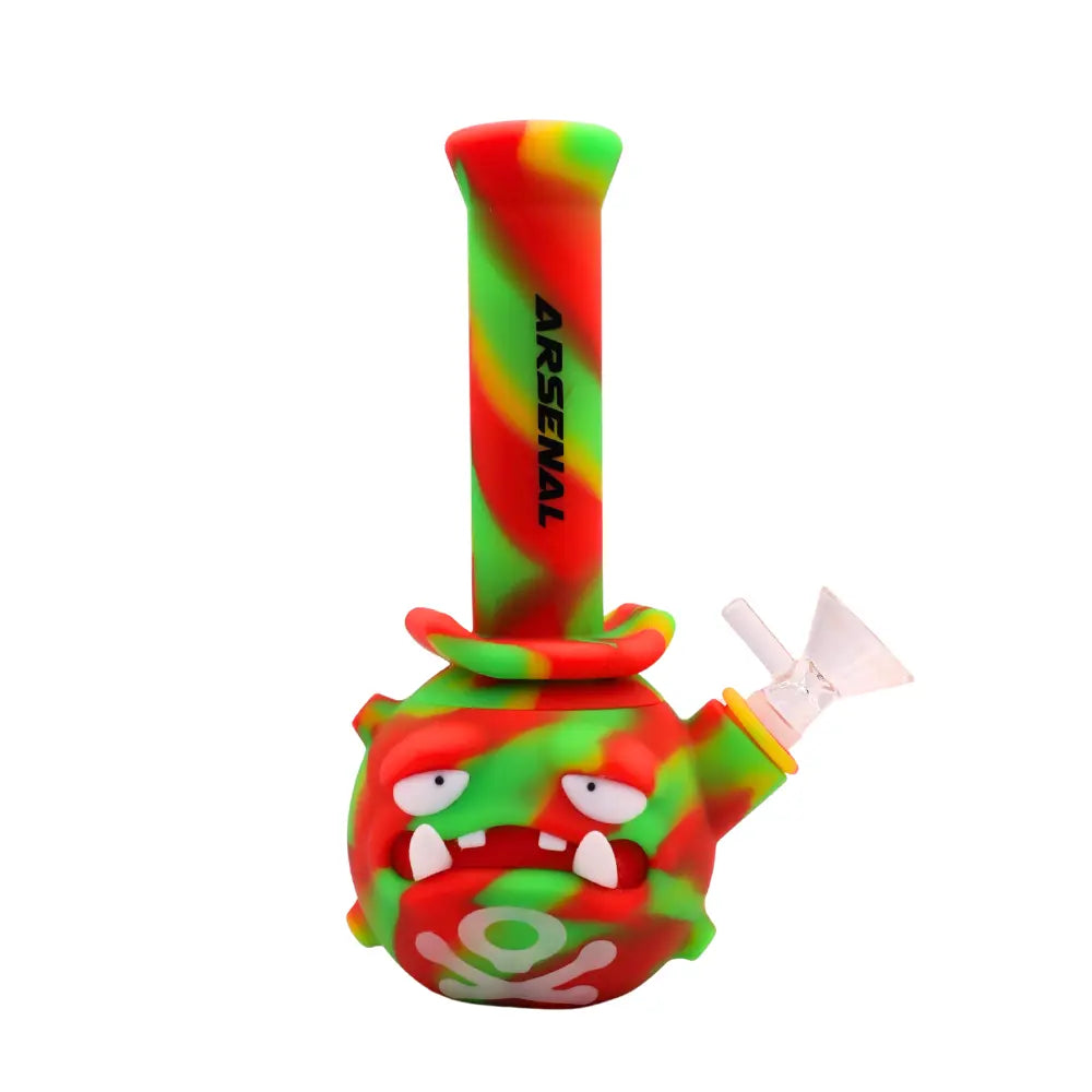 Arsenal: 7" Silicone Weezing Bong (Assorted)