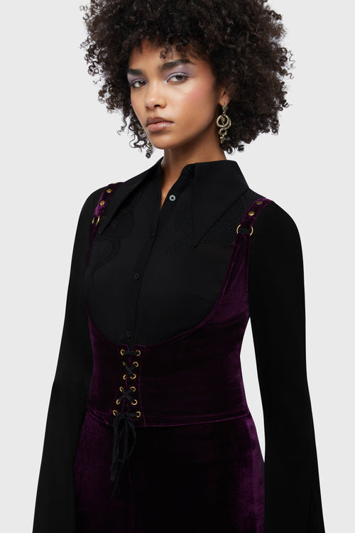 Night Petal Underbust Corset Top