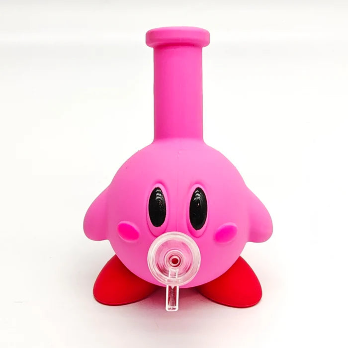 6" Silicone Kirby Bong