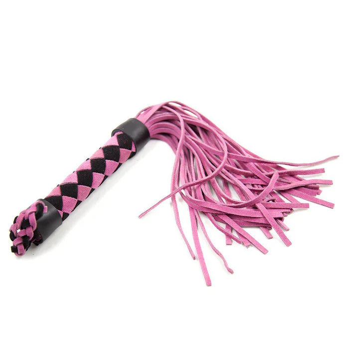Genuine Leather 15" Flogger-Pink
