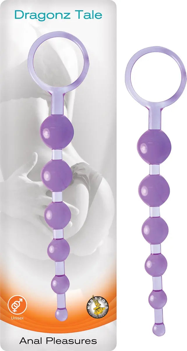 Dragonz Tail Beads-Purple