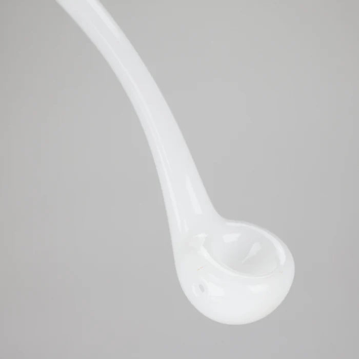 9" Gandalf Pipe by "Tree Glass" White