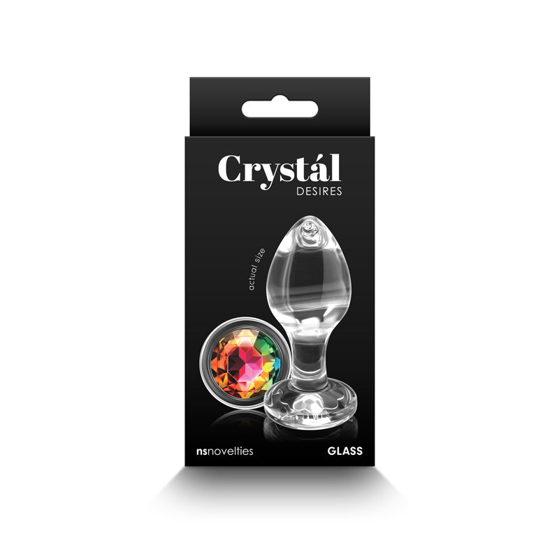 Crystal Desires Plug-Rainbow Medium