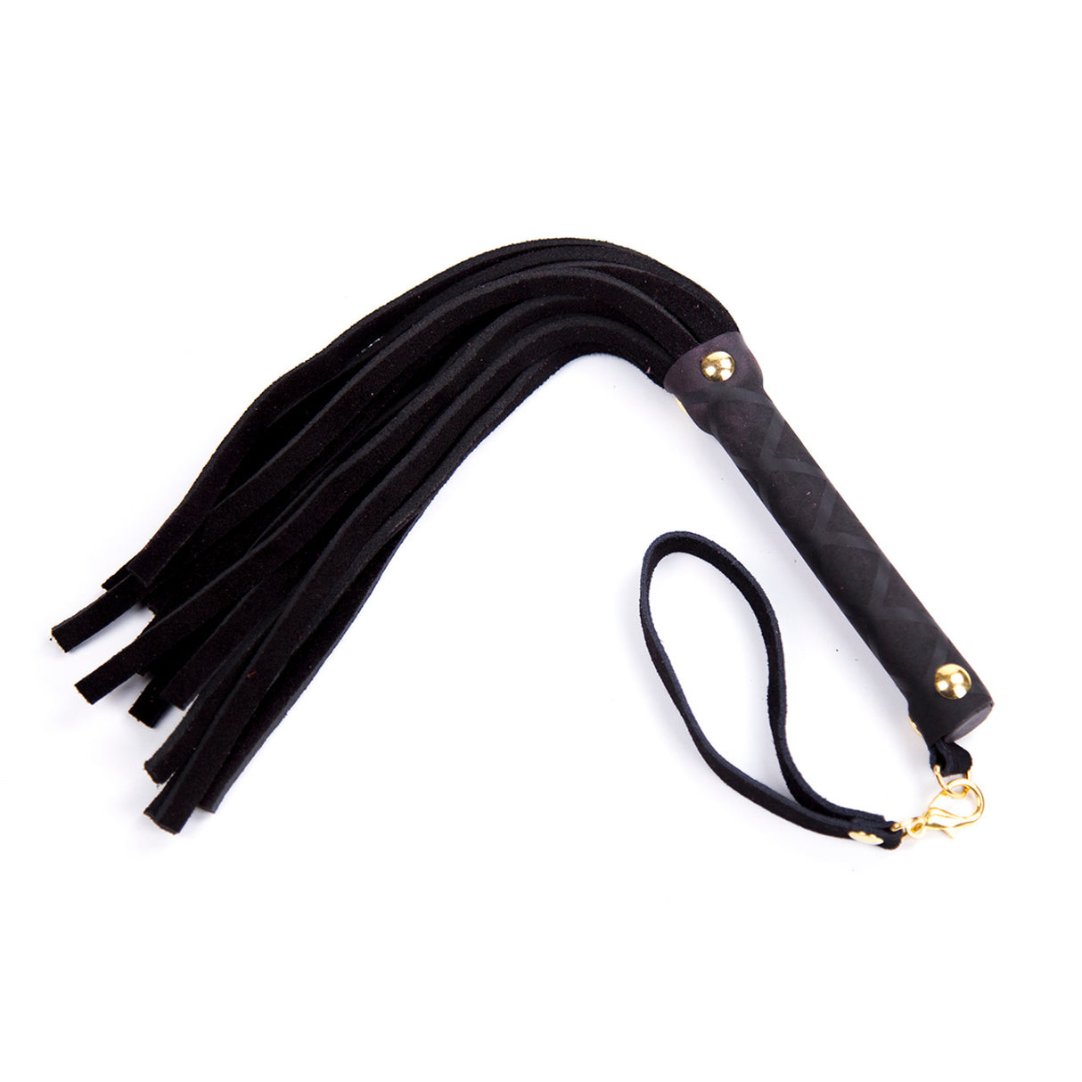 Mini Leather Flogger-Black
