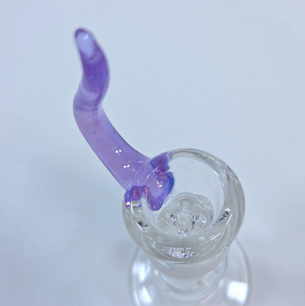 DiscoBox: Clear Bowl w/ Horn (18mm - Purple Up)
