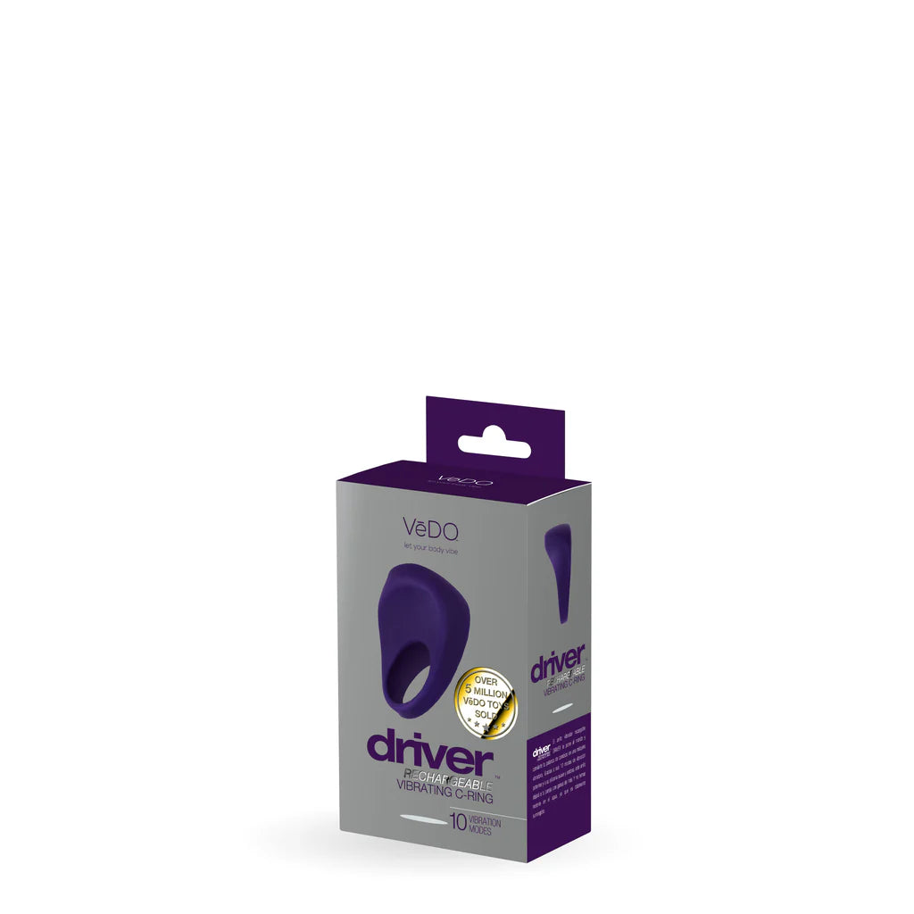 Driver 1 Speed Vibrating Ring - Purple