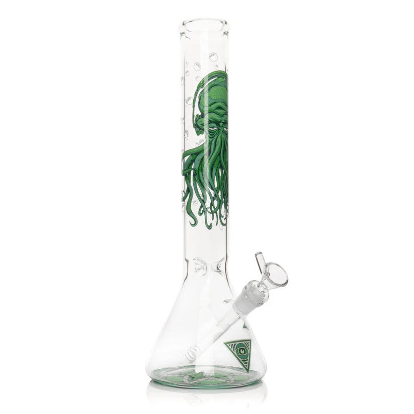 Red Eye Glass: "Cthulhu" (15" - Glow In The Dark)