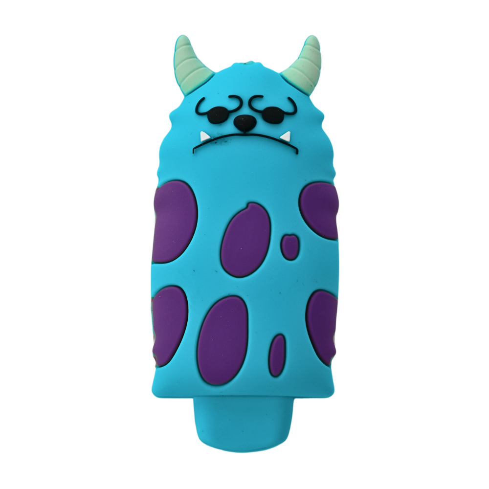 3" Dot Monster Silicone Pipe- Assorted Colours