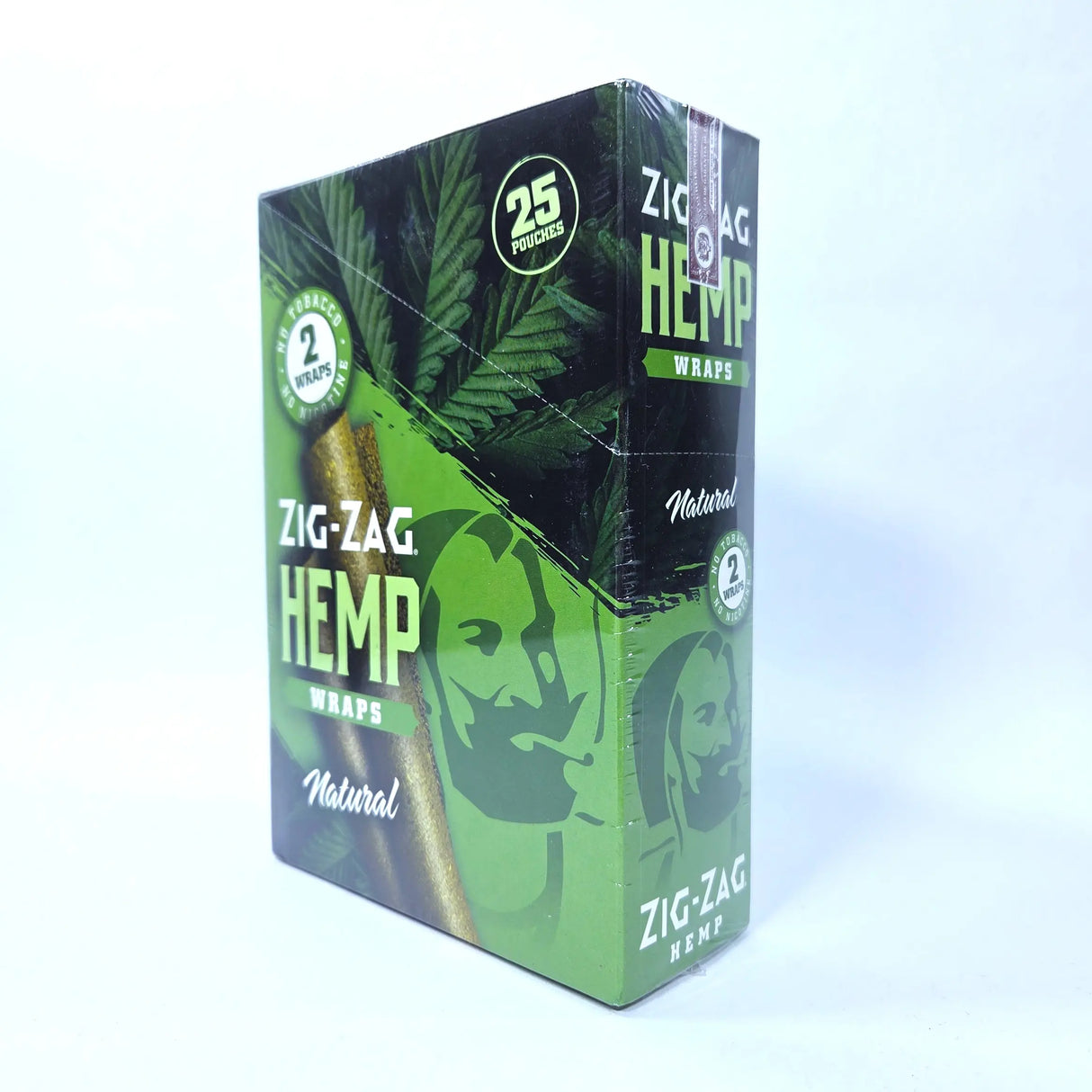 Zig Zag: Hemp Wraps (25pk/2pk - Natural)