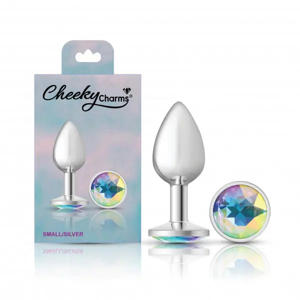Cheeky Charms Plug Silver-Small Round