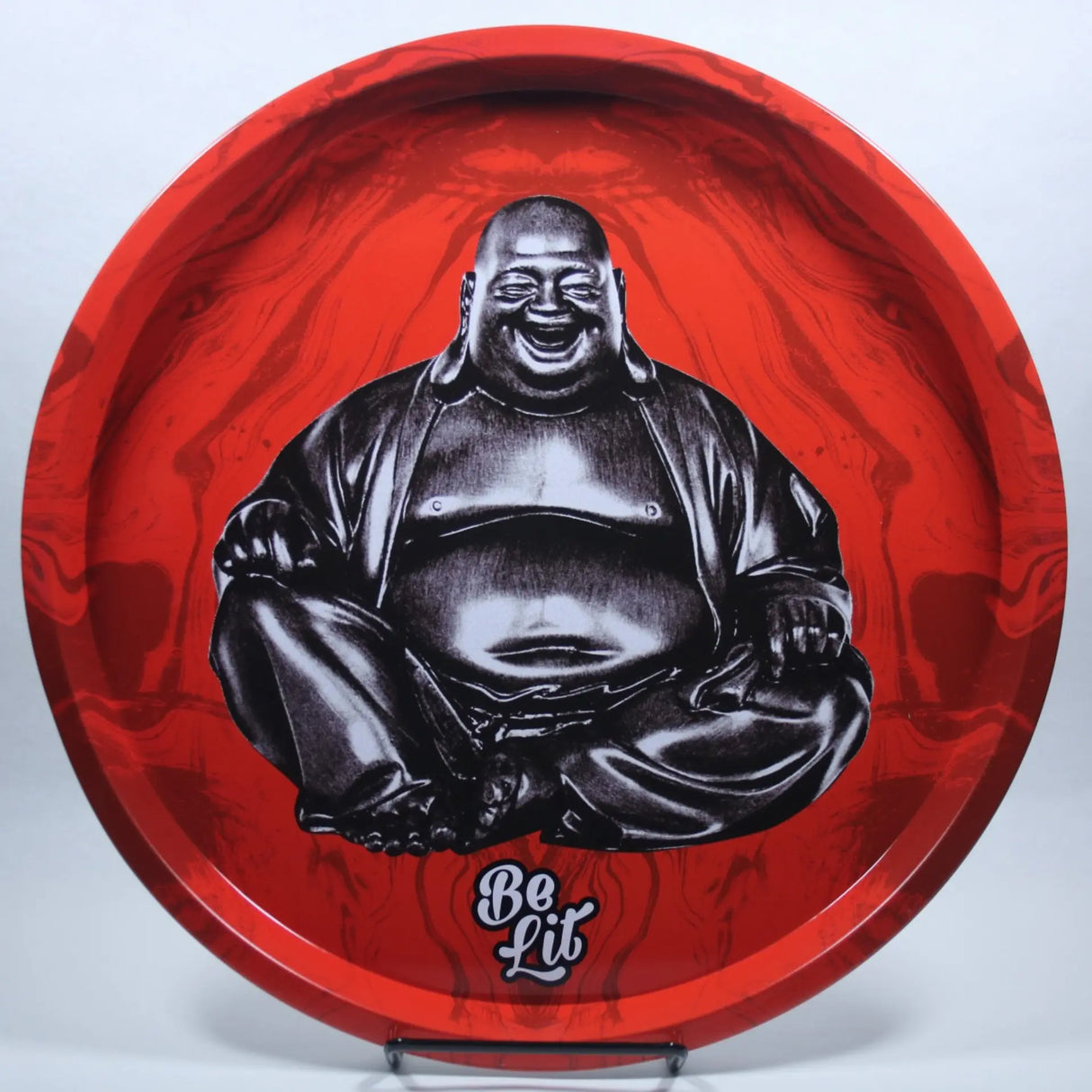 Be Lit: Red Buddha (Round)