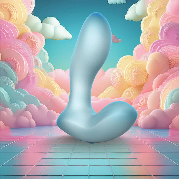 Softies 5" Silicone Vibrator-Blue