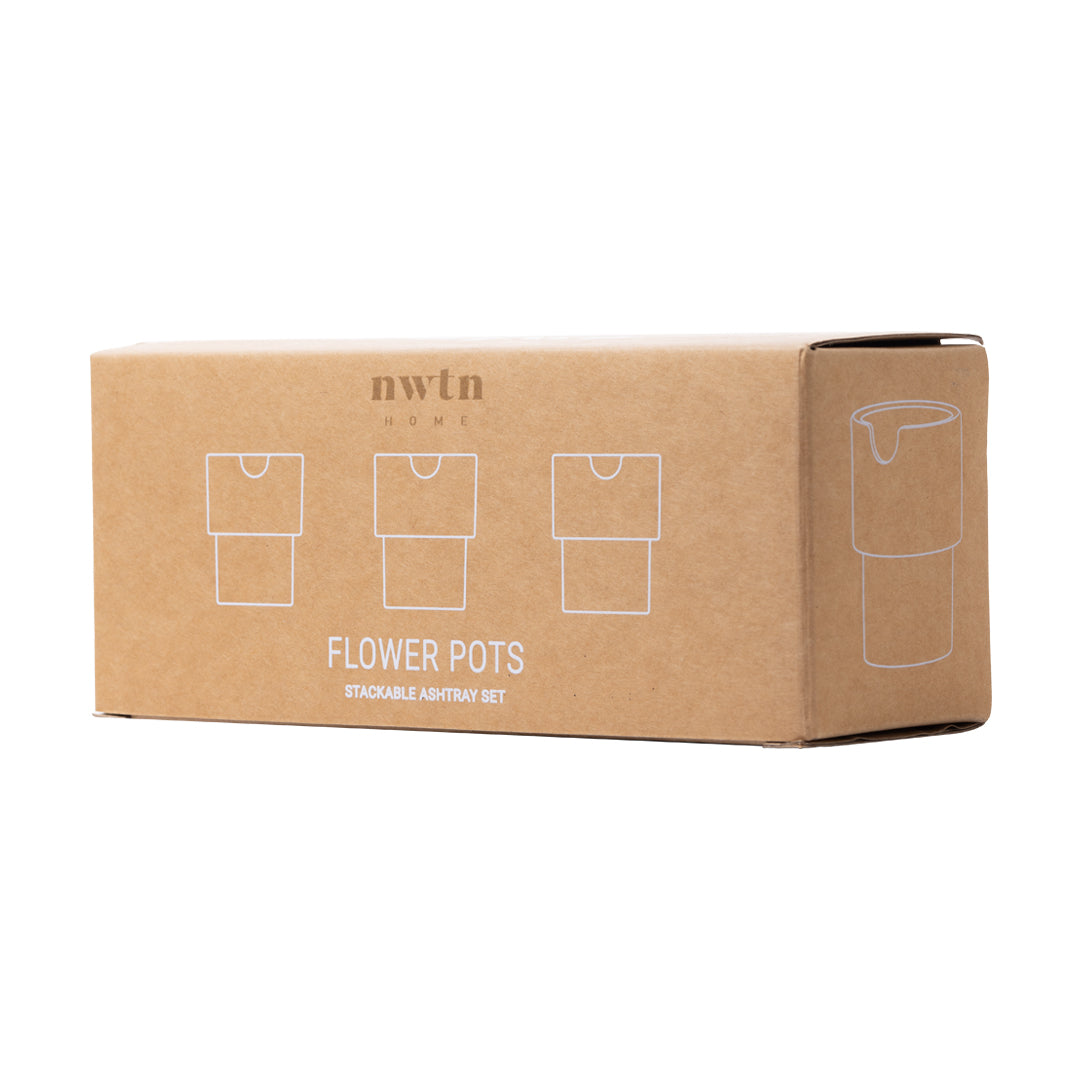 NWTN: Flower Pot Ashtrays (Honeycomb - 3pk)