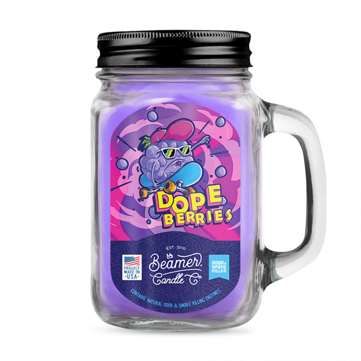 Candle: Beamer 12oz-Dope Berry