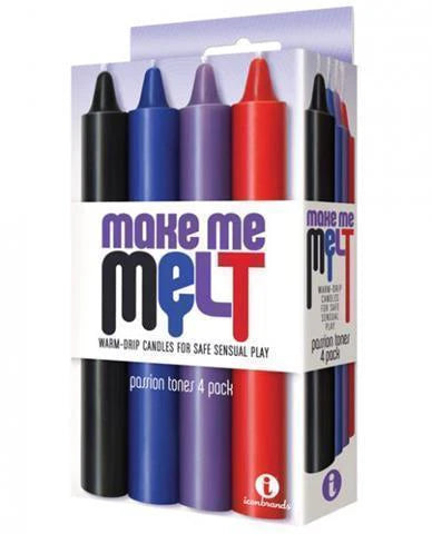 Make Me Melt 4pk Drip Candles-Multi