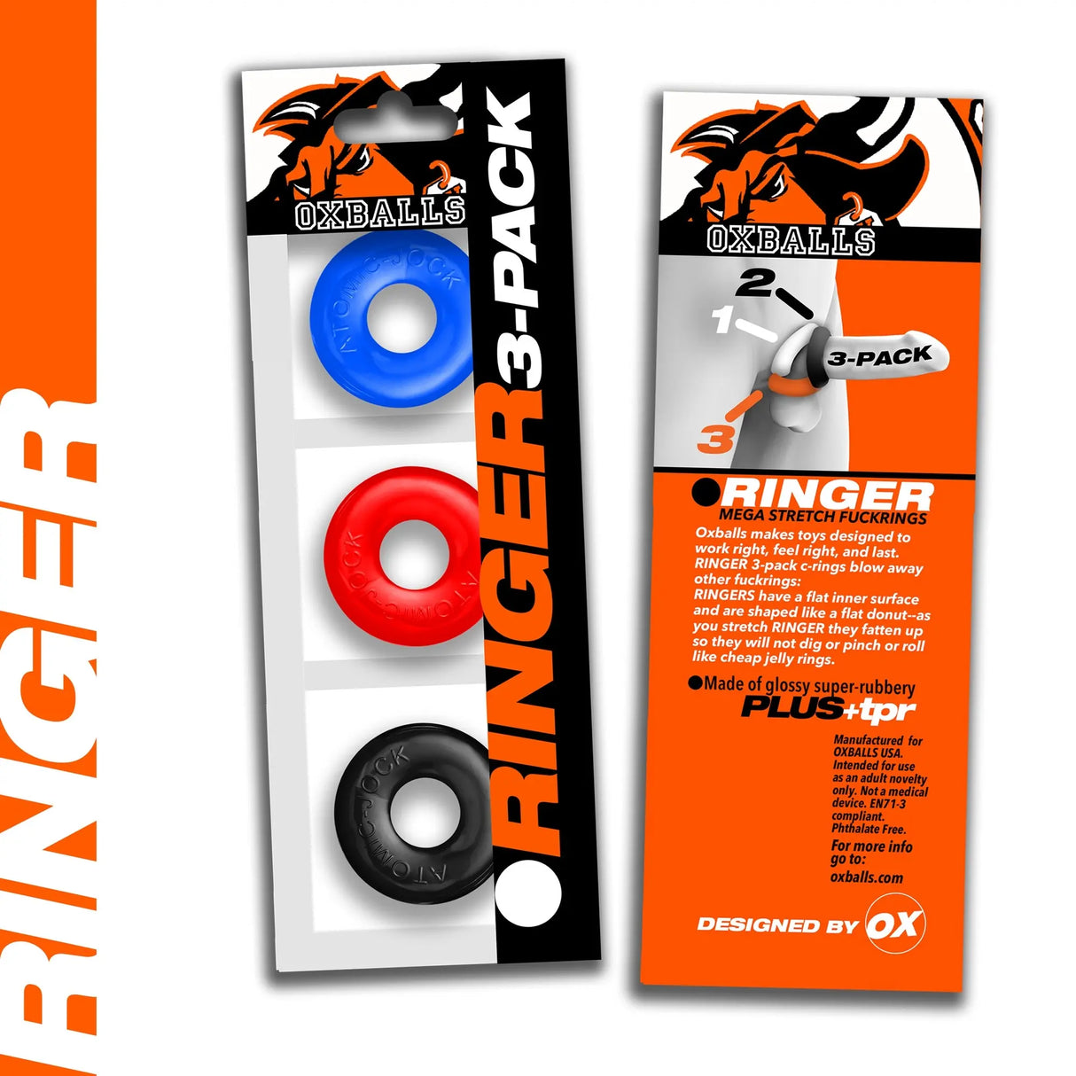 Oxballs Ringer 3pk - Multi