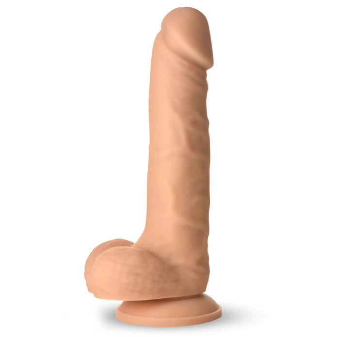 Easy Riders 7" Dildo w/Balls - White