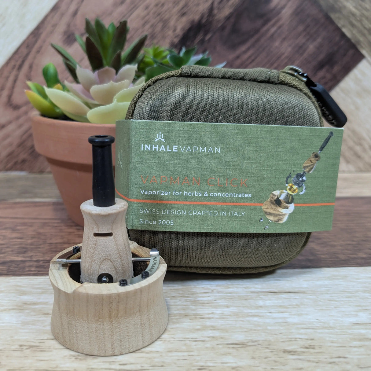 Inhale: Vapman "Click" (Classic Cherry Wood)