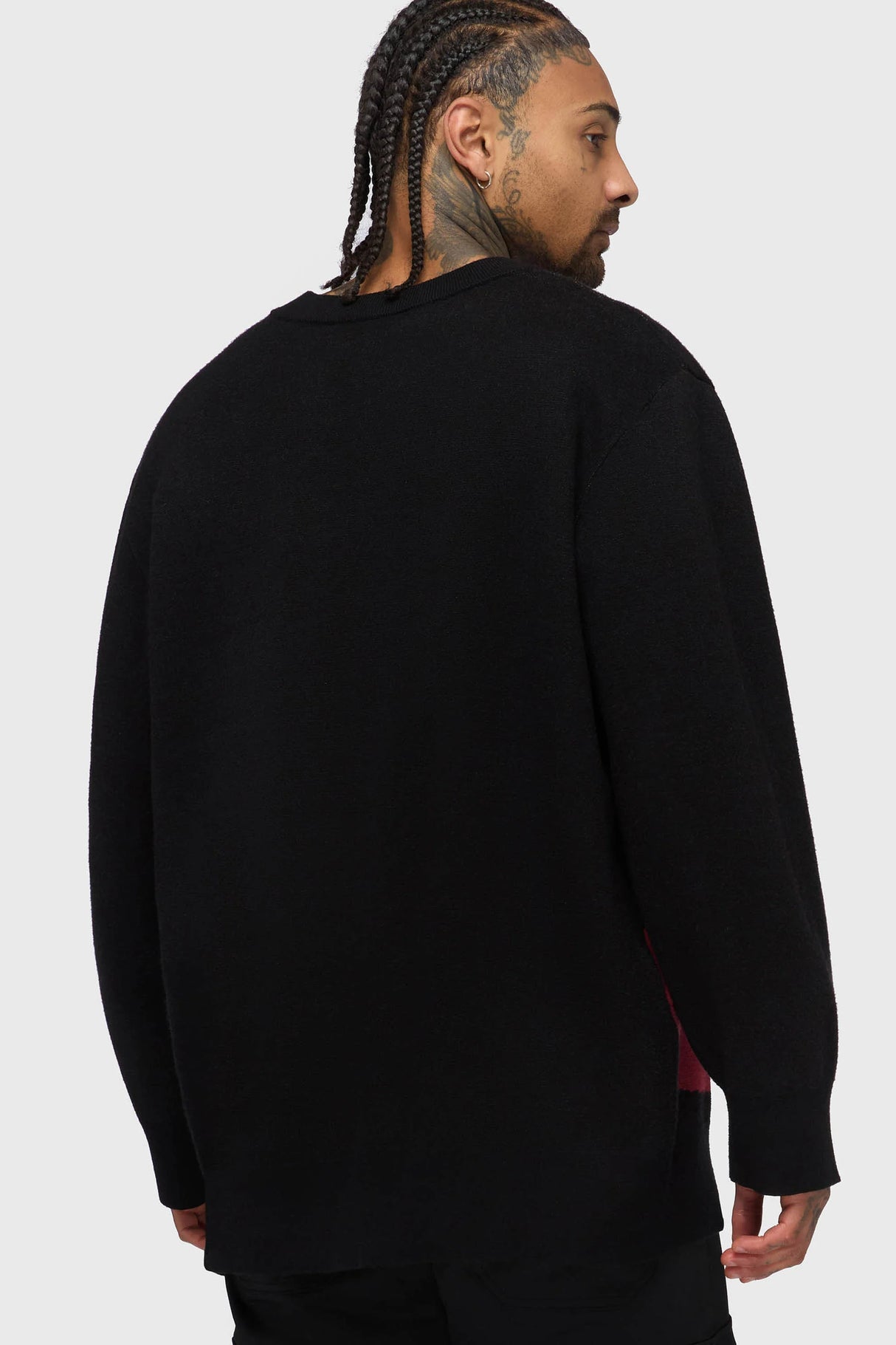 VNTGOTH Jacquard Sweater
