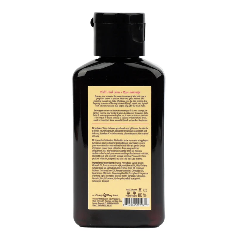 Earthly Body at Night Massage-Wild Pink Rose 2oz