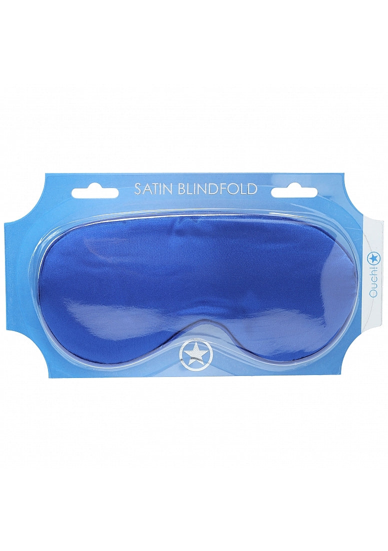 Ouch Satin Mask - Royal Blue