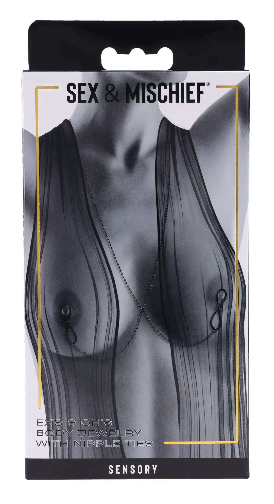 Ex's & Oh's Body Jewelry w/Nipple Ties