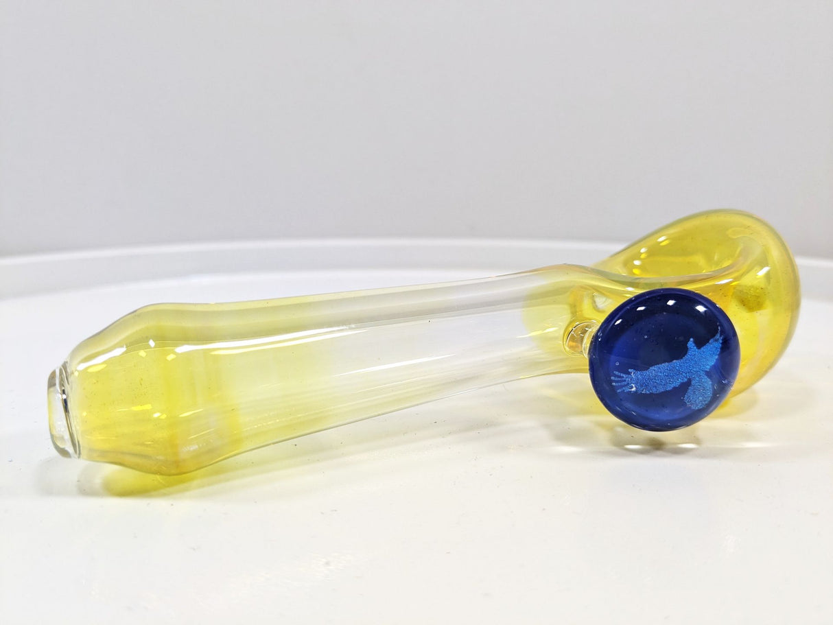 DiscoBox: Fumed Pipe w/ Image Marble "Eagle"