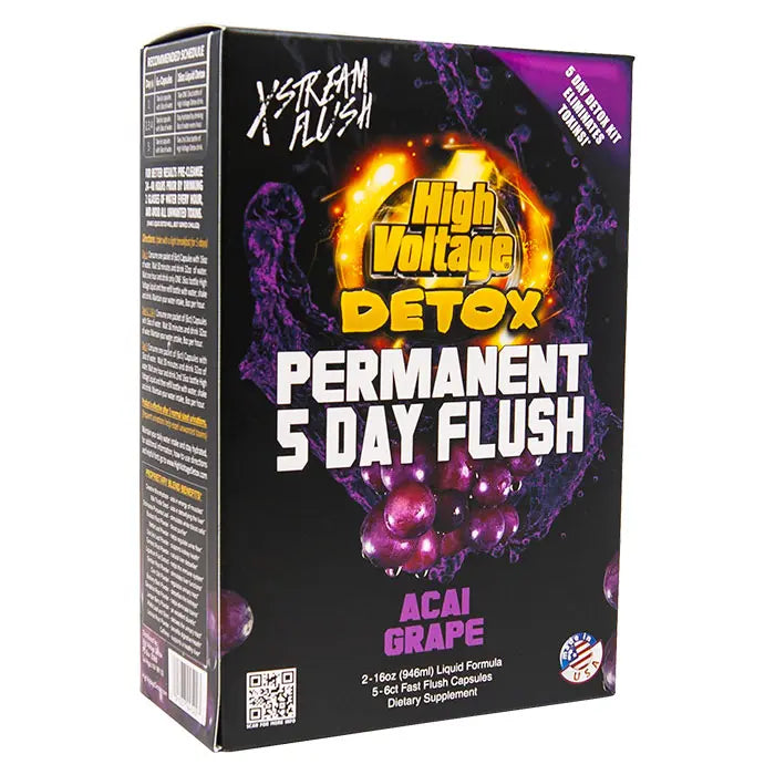 High Voltage: "Permanent 5 Day Flush" (Acai Grape)