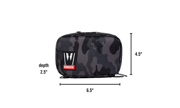 Dime Bags: "Goodfella" Smell Proof/ Lockable (Black - Size: 7")