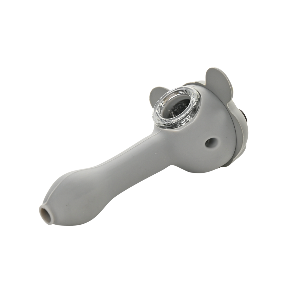 5" Scarbear Silicone Pipe Assorted Colours