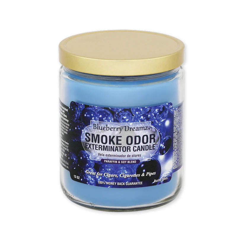 Smoke Odor: Exterminator Candle (13oz Blueberry Dreamz)