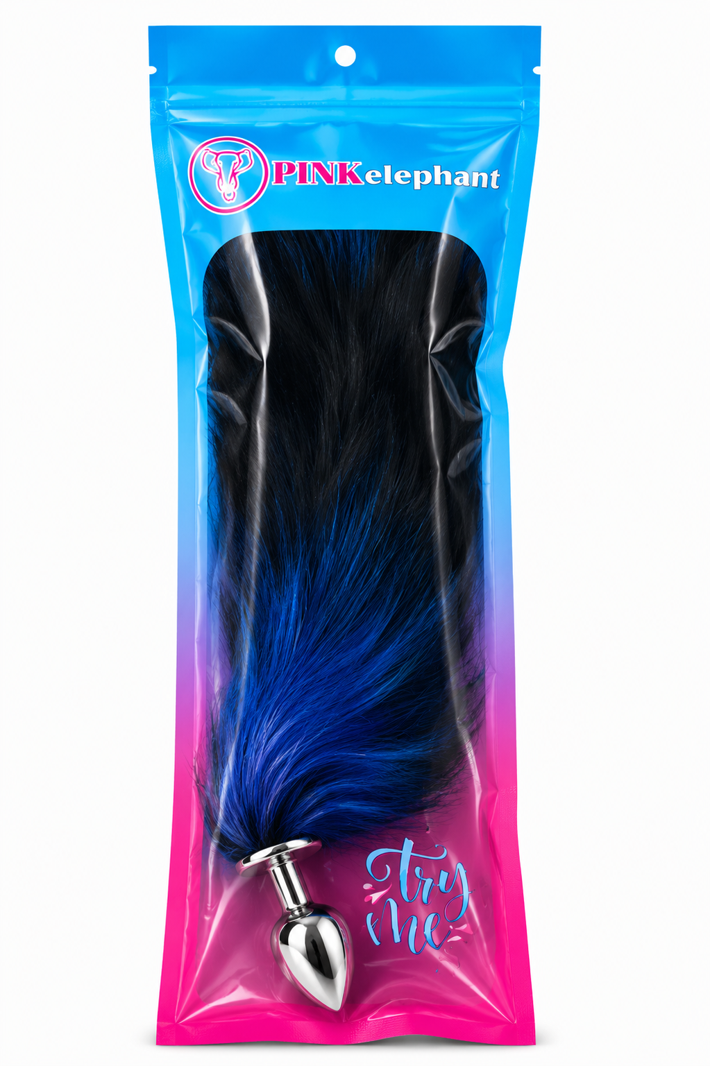 Fox Tail - Medium - Blue
