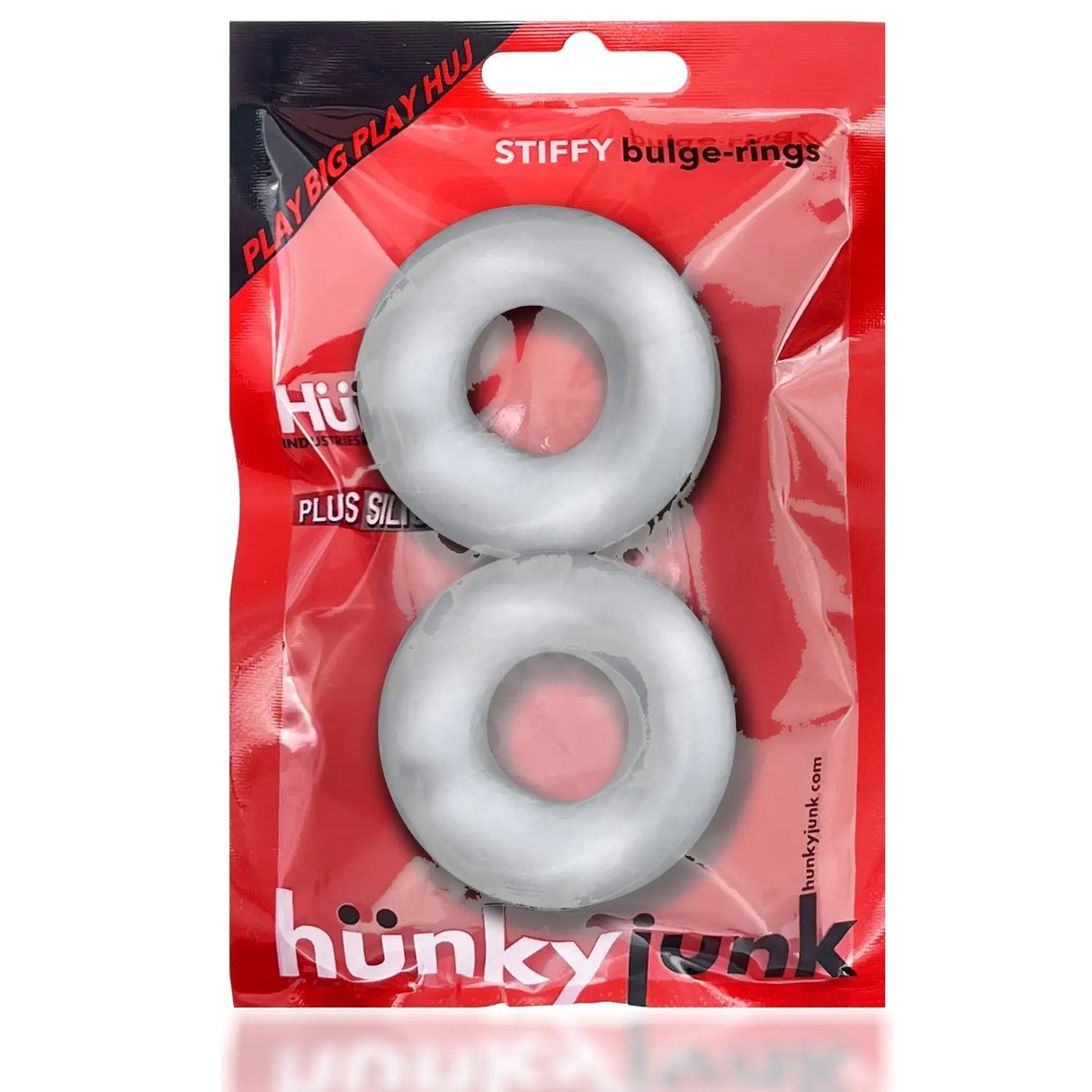 Oxballs Stiffy 2pk Cockrings - Clear