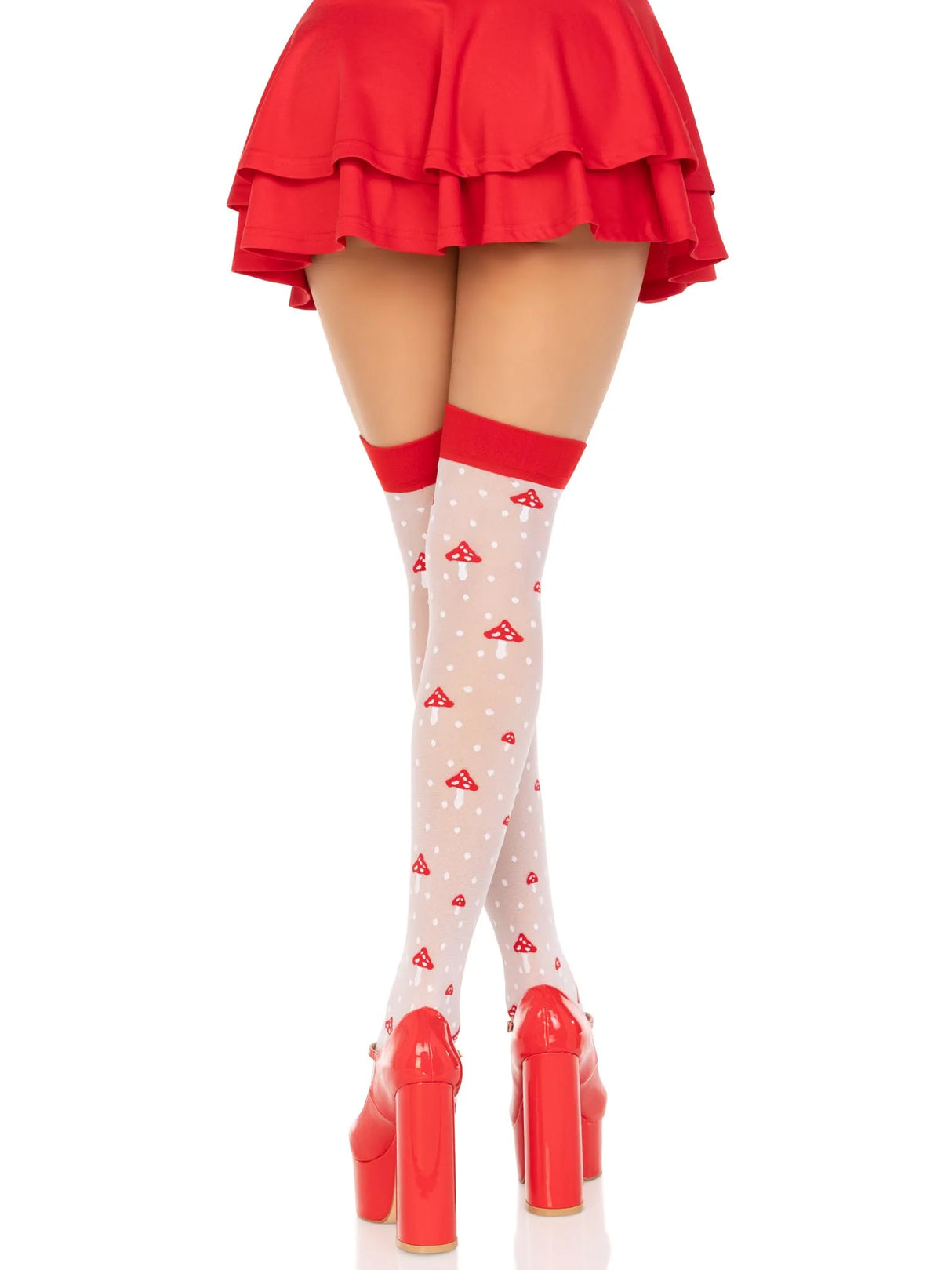 Magic Mushroom Thigh Highs- One Size