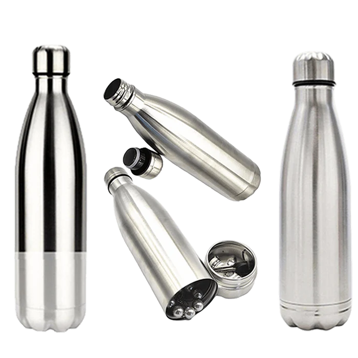 720ml Thermos w/ Hidden Stash (Chrome)