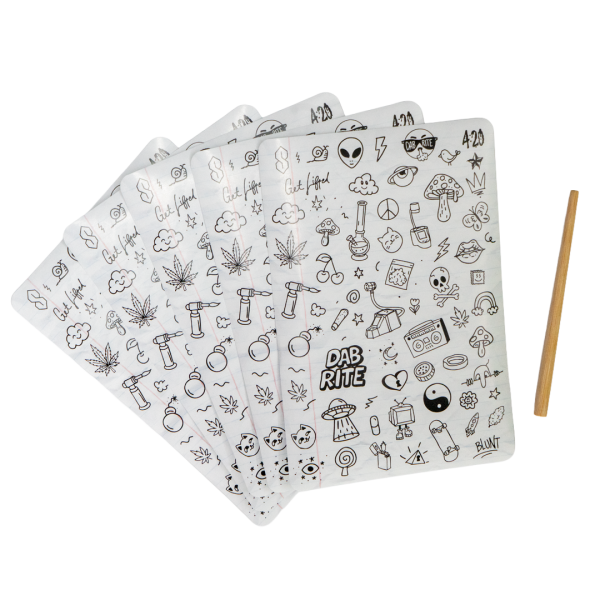 Dab Rite: Roll Rite Blunt Foils (Doodles)
