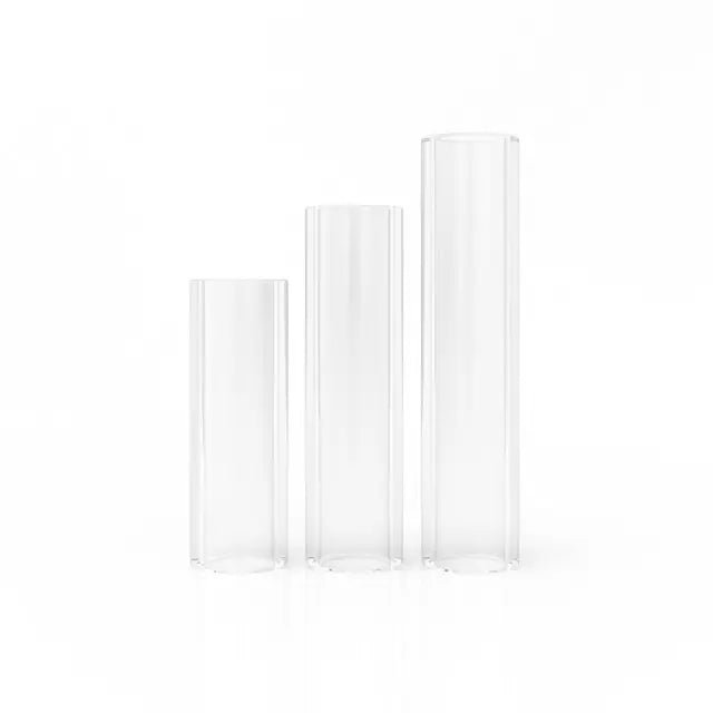 Honeybee Herb: Quartz Pillars (3pk/20-30mm - Hollow)