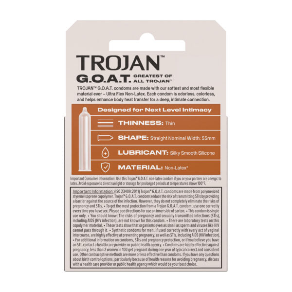 Trojan GOAT Non Latex 3pk